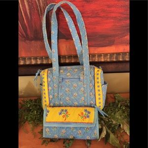 Tanya Lee Quilted Purse w Matching Wallet